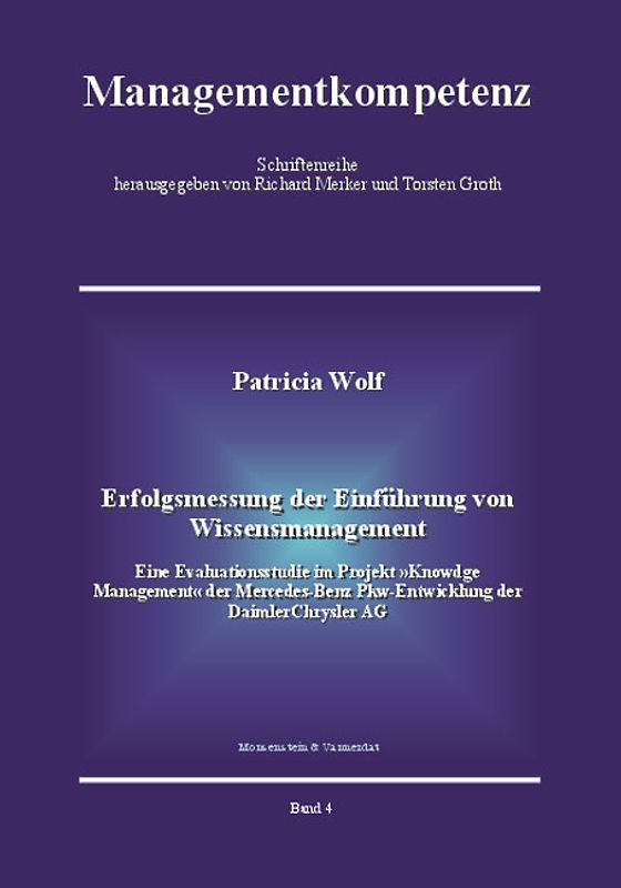 Erfolgsmessung der Einführung von Wissensmanagement