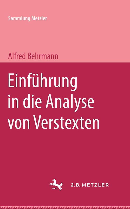 Einführung in die Analyse von Verstexten