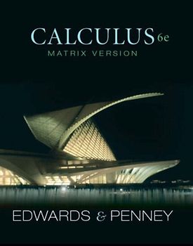 Calculus: Matrix Version with Maple 10 VP