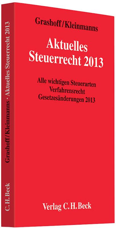 Aktuelles Steuerrecht 2013