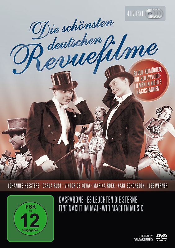 Die schönsten deutschen Revue-Filme [4 DVDs] DVD