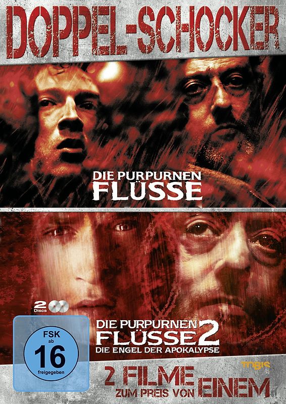 Doppel-Schocker: Die purpurnen Flüsse / Die purpurnen Flüsse 2 [2 DVDs] DVD
