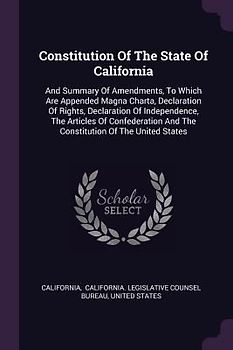 Constitution Of The State Of California
