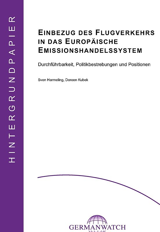 Einbezug des Flugverkehrs in das europäische Emissionshandelssystem