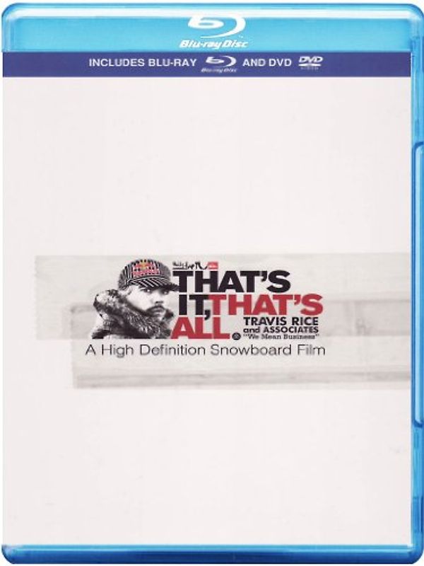 Travis Rice and Associates: That's It, That's All  - A High Definition Snowboard Film [inkl. DVD] Blu-ray Disc