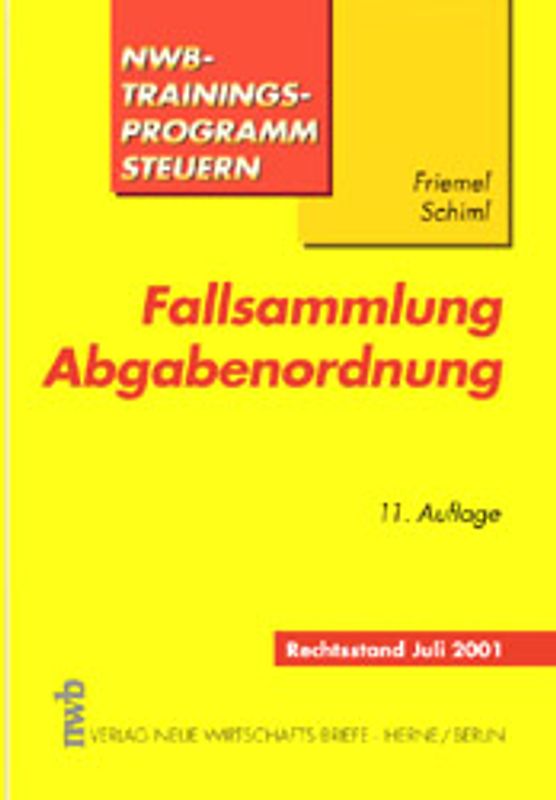 Fallsammlung Abgabenordnung