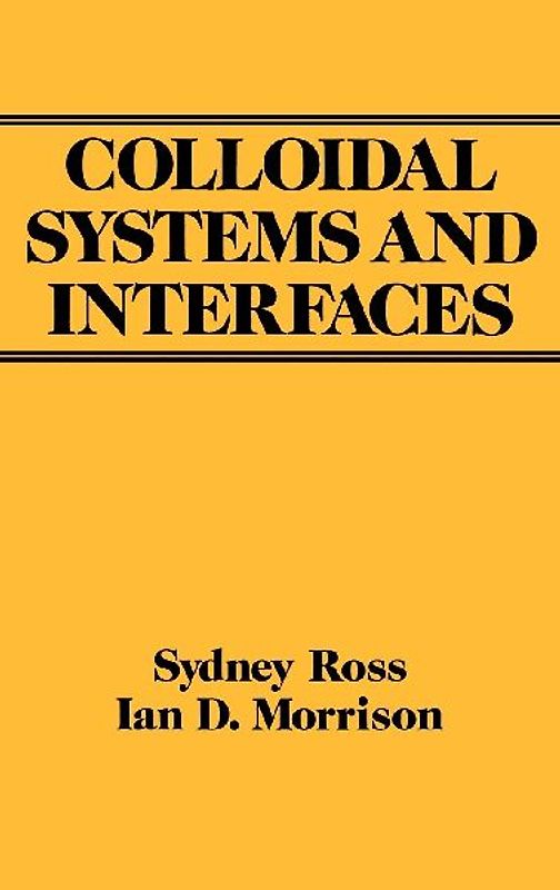 Colloidal Systems and Interfaces