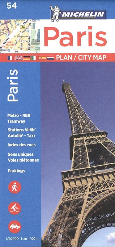 Michelin Stadtplan Paris