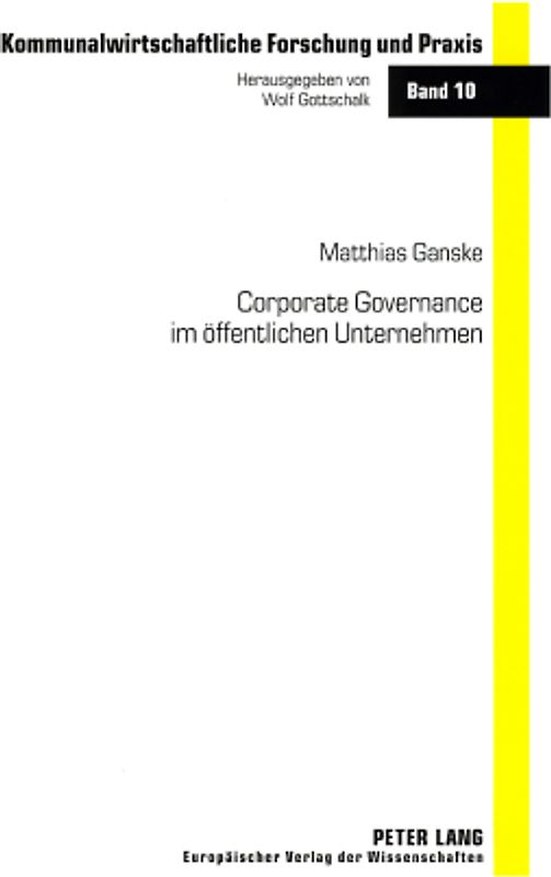 Corporate Governance im öffentlichen Unternehmen