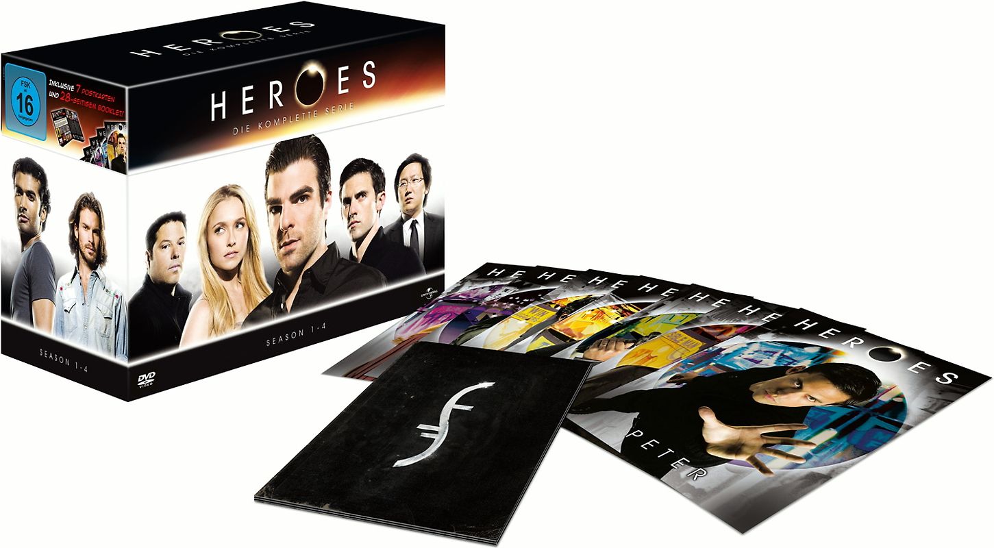 Heroes - The Complete Collection/Season 1-4 [23 DVDs] DVD