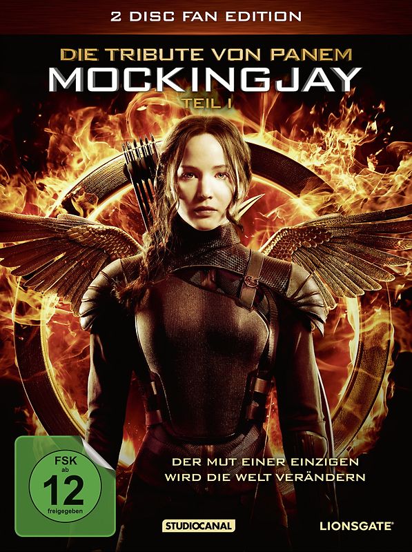 Die Tribute von Panem - Mockingjay Teil 1 [Fan Edition inkl. Poster, Booklet, 2 Discs] DVD
