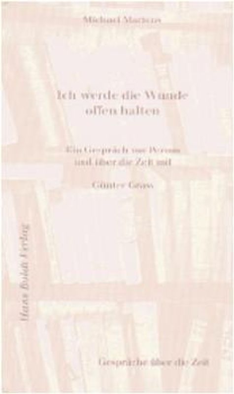 Ich werde die Wunde offen halten