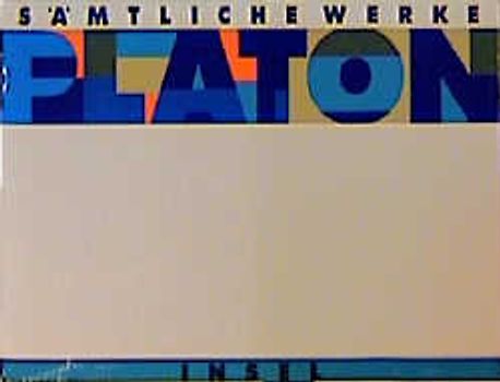 Sämtliche Werke. Griech. /Dt. Griechischer Text nach der letztgültigen Gesamtausgabe...