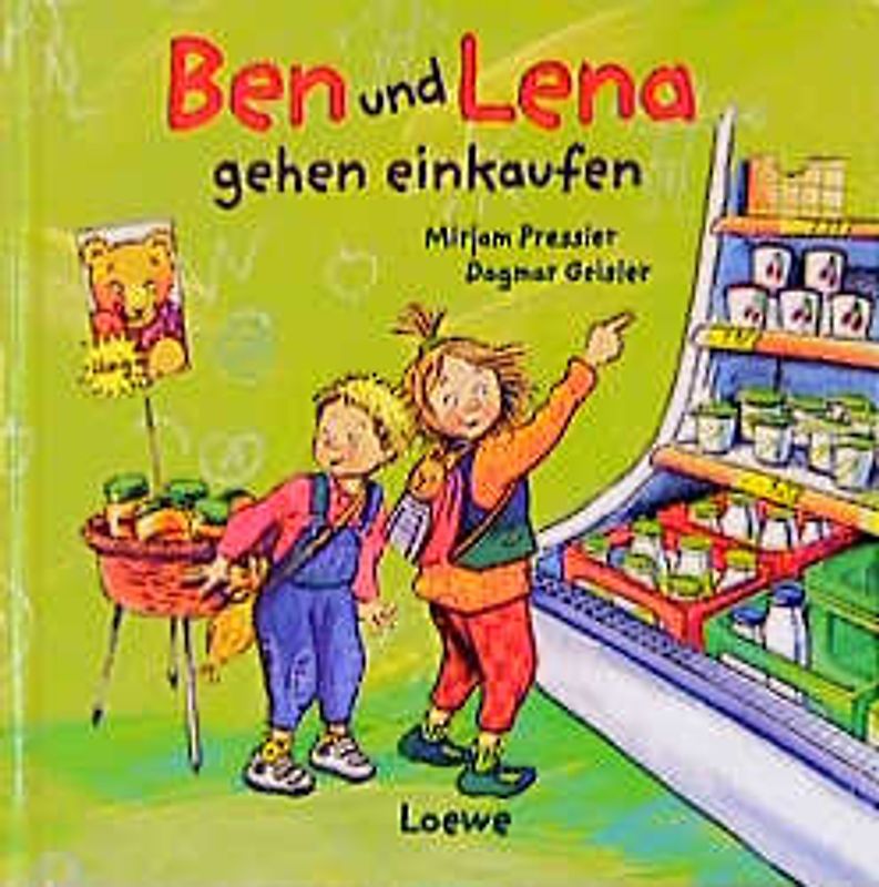 Ben und Lena gehen einkaufen