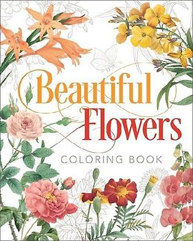 Beautiful Flowers Coloring Book