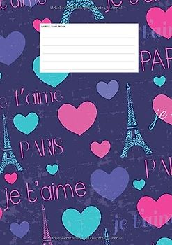 Hefte - Blöcke - Notizen: Vokabelheft DIN A4, 50 Seiten, Soft Cover, Inhaltsverzeichnis, 2 Spalten, Erfolgs-Tracker, Schulheft französisch