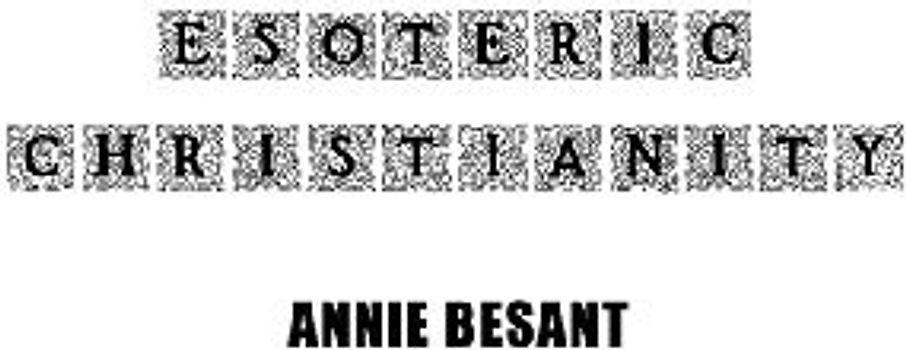 Esoteric Christianity