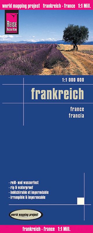 Reise Know-How Landkarte Frankreich (1:1.000.000)