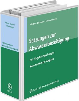 Satzungen zur Abwasserbeseitigung