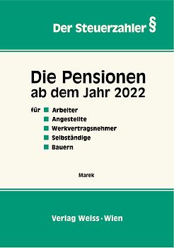 Die Pensionen ab dem Jahr 2022