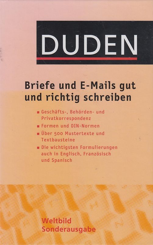 Duden - Briefe und E-Mails gut und richtig schreiben