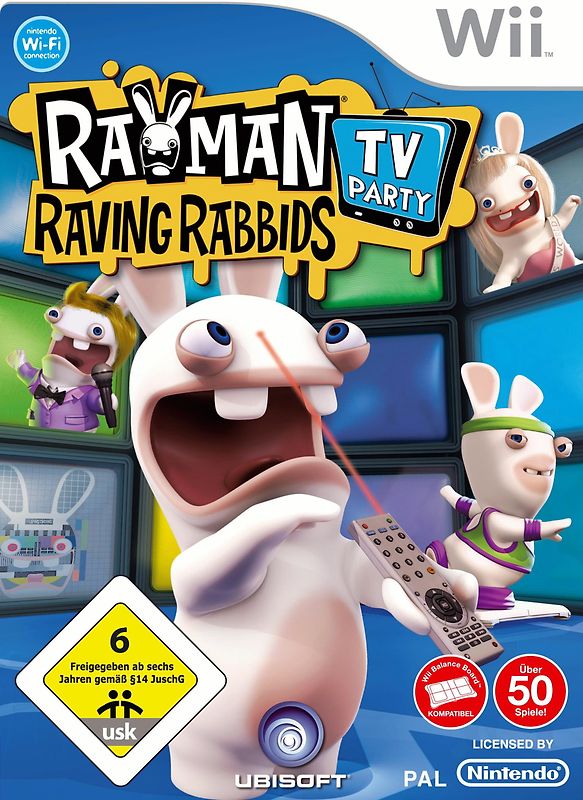 Rayman Raving Rabbids TV Party Nintendo Wii