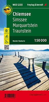 freytag & berndt Wanderkarte WKD 5203 Chiemsee, Simssee - Marquartstein - Traunstein 1:50.000