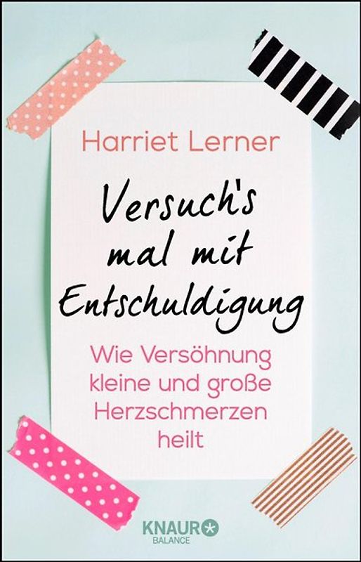 Versuch's mal mit Entschuldigung