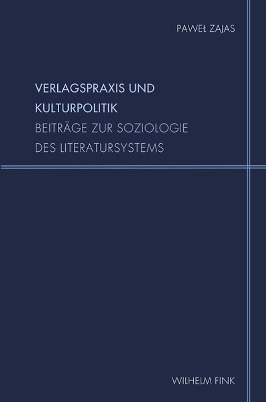 Verlagspraxis und Kulturpolitik