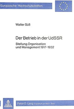 Der Betrieb in der UDSSR