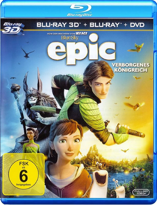 Epic - Verborgenes Königreich 3D [inkl. DVD & 2D Version] 3D Blu-ray Disc