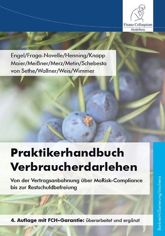Praktikerhandbuch Verbraucherdarlehen, 4. Auflage