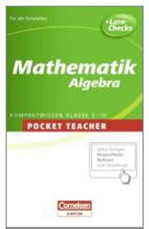 Pocket Teacher Mathematik - Algebra 5.-10. Klasse
