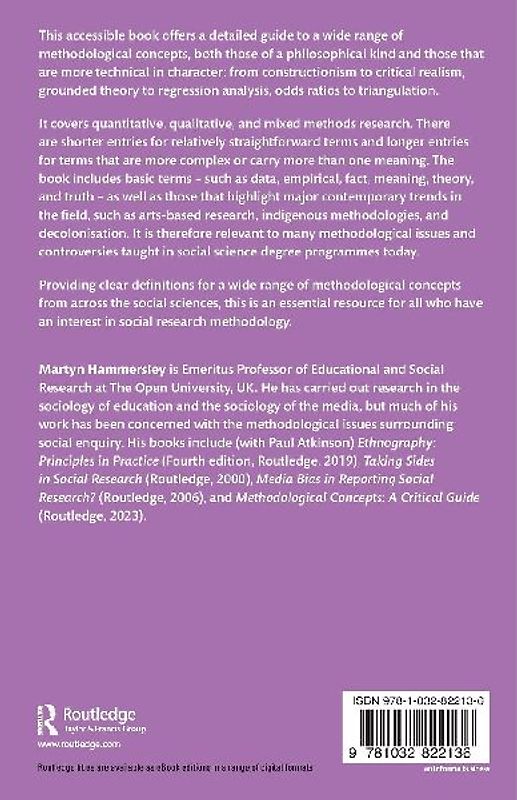 A Dictionary of Social Research Methodology