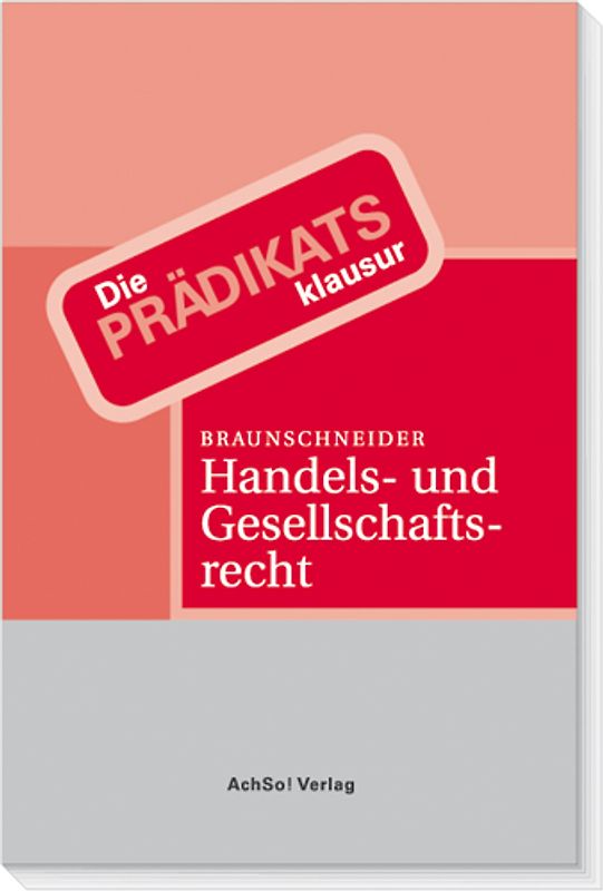 Handels- und Gesellschaftsrecht