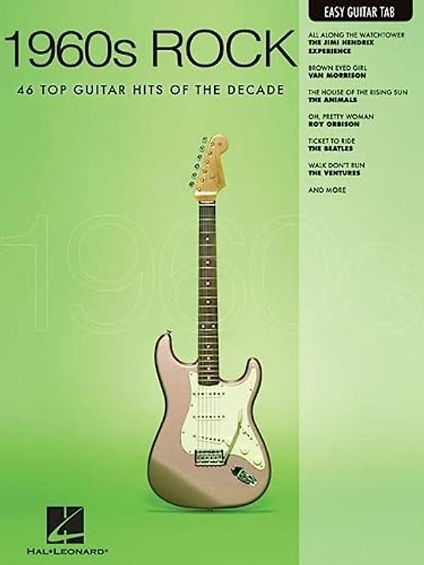 1960s Rock: 42 Top Guitar Hits of the Decade