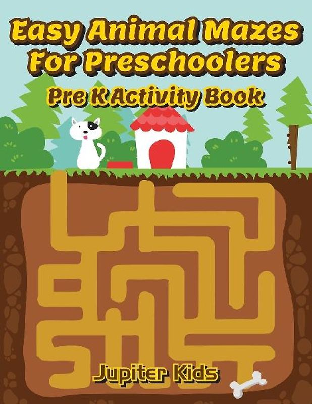 Easy Animal Mazes For Preschoolers