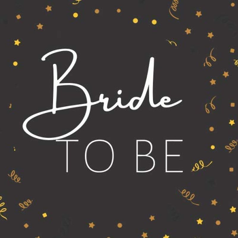 Bride to be: JGA buch erinnerung mit 50 Seiten für eure Glückwünsche, Fotos und vieles mehr | Gästebuch Jungesellinenabschied