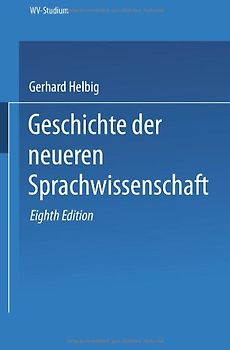 Geschichte der neueren Sprachwissenschaft