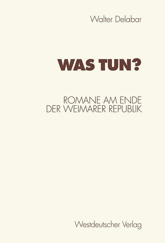 Was tun?