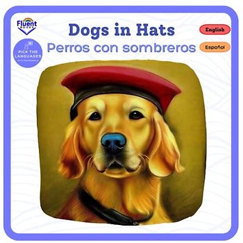 Dogs in Hats - Perros con Sombreros: Bilingual Book in Spanish and English - Libro bilingüe en español e inglés (Bilingual English - Spanish Books : Libros bilingües inglés-español)