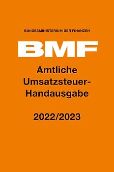 Amtliche Umsatzsteuer-Handausgabe 2022/2023
