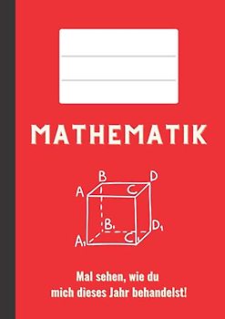 Mathematik: Mal sehen, wie du mich dieses Jahr behandelst | lustiges DIN A4 Schulheft | 40 Blatt | kariert (The APaion DIN A4 Schulhefte)