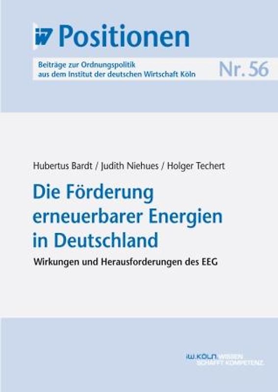 Die Förderung erneuerbarer Energien in Deutschland