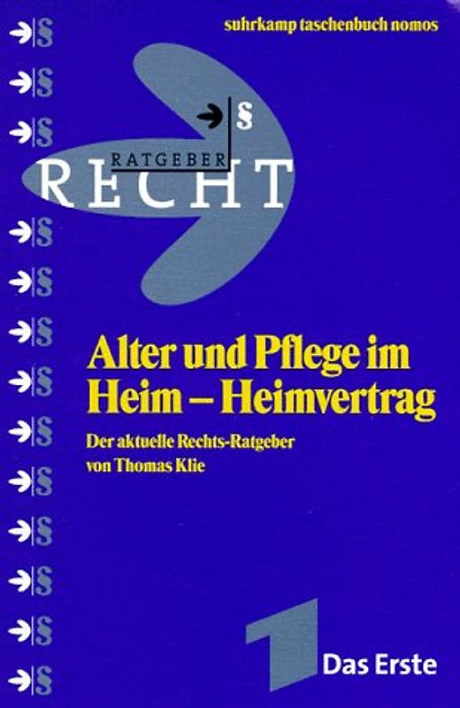 Alter und Pflege im Heim - Heimvertrag. ARD-Ratgeber Recht