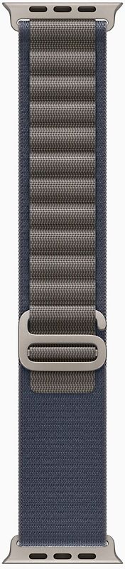 Apple Watch 44/45/46/49 mm Boucle Alpine Large bleu