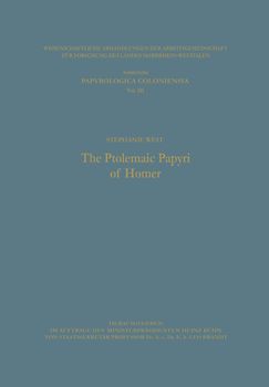 The Ptolemaic Papyri of Homer