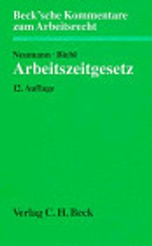 Arbeitszeitgesetz. Kommentar