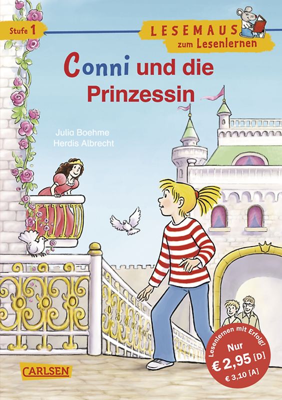 LESEMAUS zum Lesenlernen Stufe 1: Conni und die Prinzessin