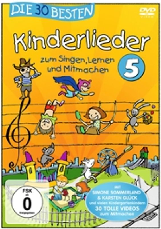 Die 30 besten Kinderlieder 5 (DVD) DVD